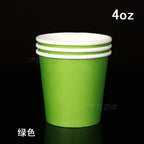 4oz disposable cups thick tasting concentrated color tasting cup coffee paper cup for coffee 100ml paper cup