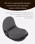 Anti-skid Memory Foam Mouse Pad Mousepad Support Wrist Rest Mat Ergonomic Office Healthy Mouse Pad for Computer Laptop Desktop