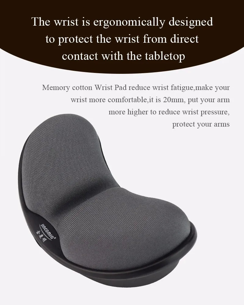 Anti-skid Memory Foam Mouse Pad Mousepad Support Wrist Rest Mat Ergonomic Office Healthy Mouse Pad for Computer Laptop Desktop