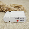 5*1.3cm cute shape kraft paper blank price label tag 100pcs +100pcs hemp string for production price tag description