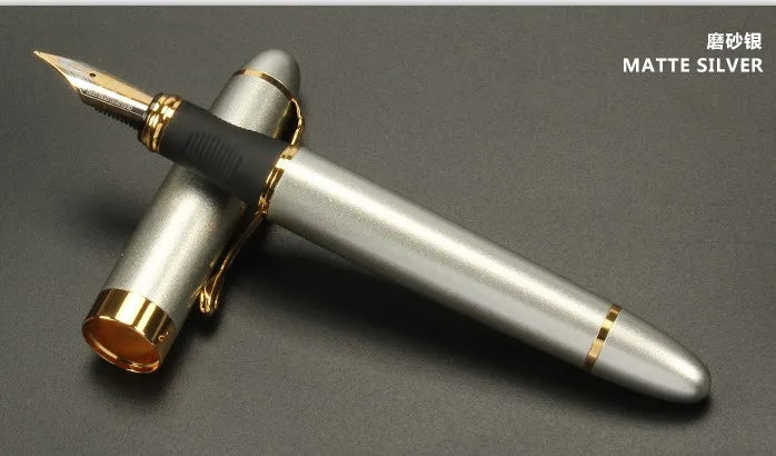 Jinhao X450 Classics Thick Body 1.0mm Bend Nib Calligraphy Pen High Quality Metal Fountain Pen Luxury Ink Gift Pens for Writing