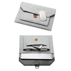 11.6/13/14/15"Laptop Sleeve Felt Ultralight Notebook Tablet Pad Case Multi-pocket Pouch Bag Briefcases for Apple Macbook/ Asus