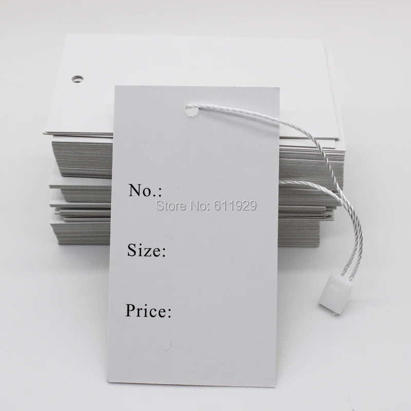 Free Shipping Stock Clothing Price Hang Tag/Garment Size Tag/Clothing Printed Label/Custom Clothing Paper Hang Tag 200 Pcs a Lot