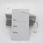 Free Shipping Stock Clothing Price Hang Tag/Garment Size Tag/Clothing Printed Label/Custom Clothing Paper Hang Tag 200 Pcs a Lot