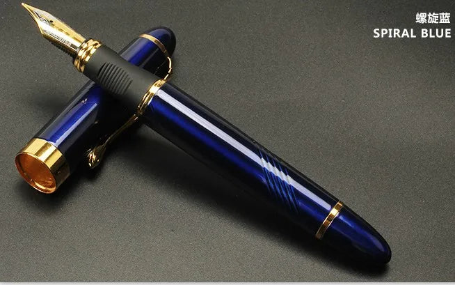 Jinhao X450 Classics Thick Body 1.0mm Bend Nib Calligraphy Pen High Quality Metal Fountain Pen Luxury Ink Gift Pens for Writing