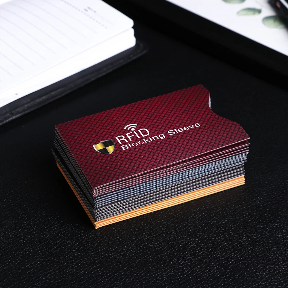5Pcs Anti Theft for RFID Credit Card Protector Blocking Cardholder Sleeve Skin Case Covers Protection Bank Card Case New