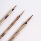 ArtSecret High Quality 3PC/Set BK-02 Art Calligraphy Watercolor Brushes Kolinsky Hair Bamboo Handle Chinese Painting Supplies
