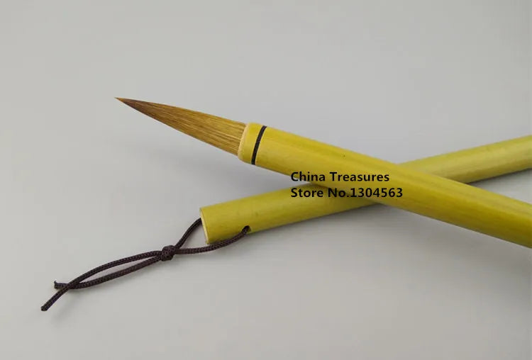3pcs/lot,Chinese Painting Brush Calligraphy Writing Brush Weasel Hair Lan hua/zhu zi Painting Xing kai writing