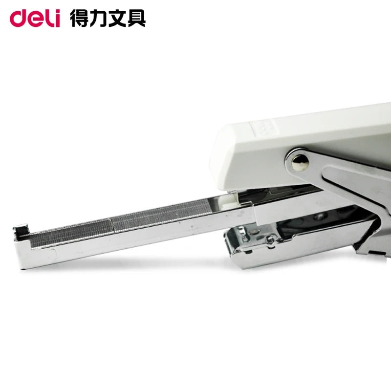Deli 0329 Manual Plier Stapler Hand-Held Type 20 Sheets Capacity 80g Metal Effort-Saving Stapler for Office And School Supplies