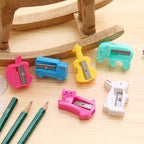 30 Pcs Candy Coloring Reel Pencil Sharpener Turn Pencil Knife Student Learning Supplies Gifts Stationery Wholesale