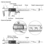ESPLB Stainless Steel Caliper Electronic LCD Digital Vernier Scale Caliper 6 inch 6'' 150mm Measuring Tool Calipers