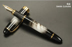 Jinhao X450 Classics Thick Body 1.0mm Bend Nib Calligraphy Pen High Quality Metal Fountain Pen Luxury Ink Gift Pens for Writing