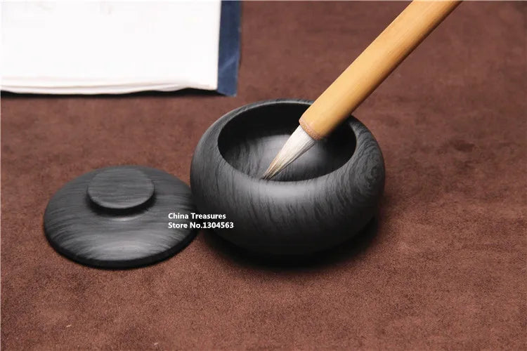 Small size,Chinese She Yan Tai Inkstone Inkslab for Calligraphy Ink Stick stone Chinese Painting Study Supplies 5cm*2.5cm