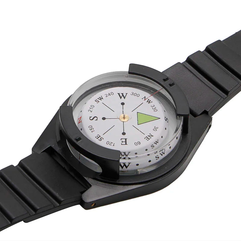 Wrist Strap Compass Military Watch Compass Outdoor Survival Watch Strap Band Bracelet
