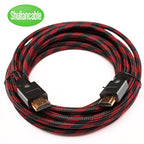 Shuliancable HDMI Cable 2.0 4K 60Hz Cable 1m 2m 3m 5m 10m 15m 20m Splitter Switcher HD TV Laptop PS4 Computer Xbox