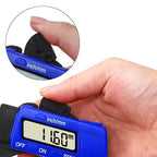 0-12.7mm Carbon Fiber Composites Digital Thickness Caliper Micrometer Guage Blue