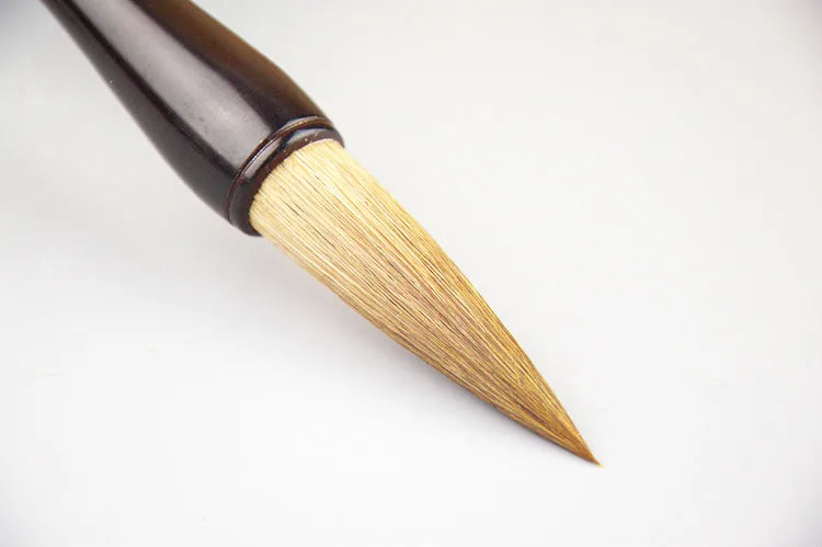 Authentic Chinese Traditional Calligraphy Brush Pen Hopper-shaped Brushes for Couplets Rabbit Mixed Hair Chinese Painting Brush
