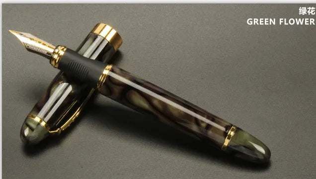 Jinhao X450 Classics Thick Body 1.0mm Bend Nib Calligraphy Pen High Quality Metal Fountain Pen Luxury Ink Gift Pens for Writing