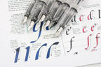 1pc Duckbill Gothic parallel Fountain Pen transparent white art Flat Tip School Student Office Gifts Stationery ink pens