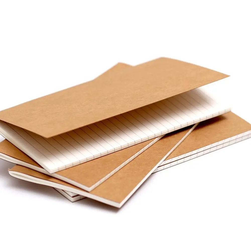 1PC Refillable Paper Traveler's Notebook Filler Papers Journal Dairy Inserts Refill leather notebook blank line kraft