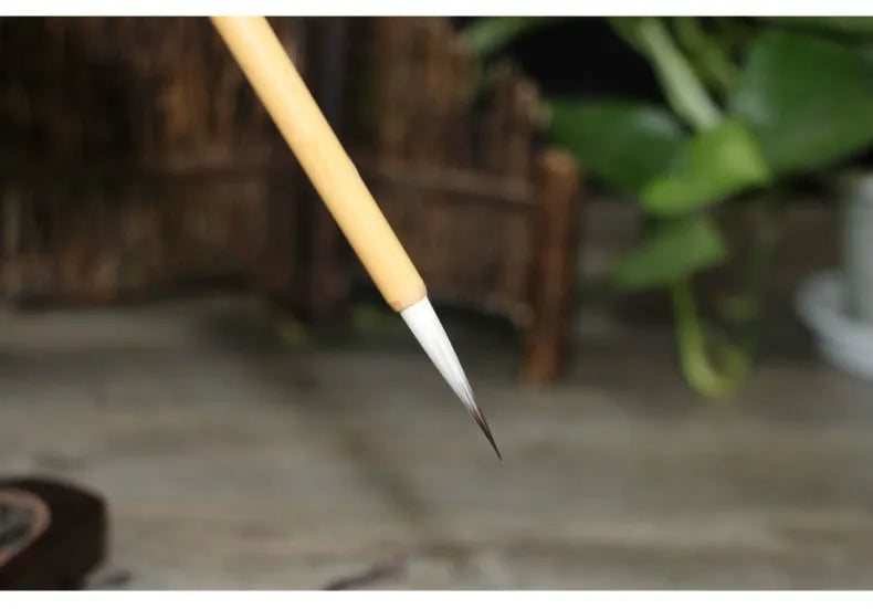 Mixed Hair Woolen Hair Chinese Calligraphy Brush Pen Slender Gold Brush Landscape Chinese Painting Brush Script Practice Brush
