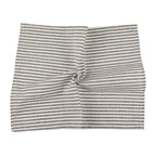 Plain Striped Linen Cotton Blended Dinner Cloth Napkins Placemats Tea Towels Set of 12 (40 x 30 cm) for Events & Home Use