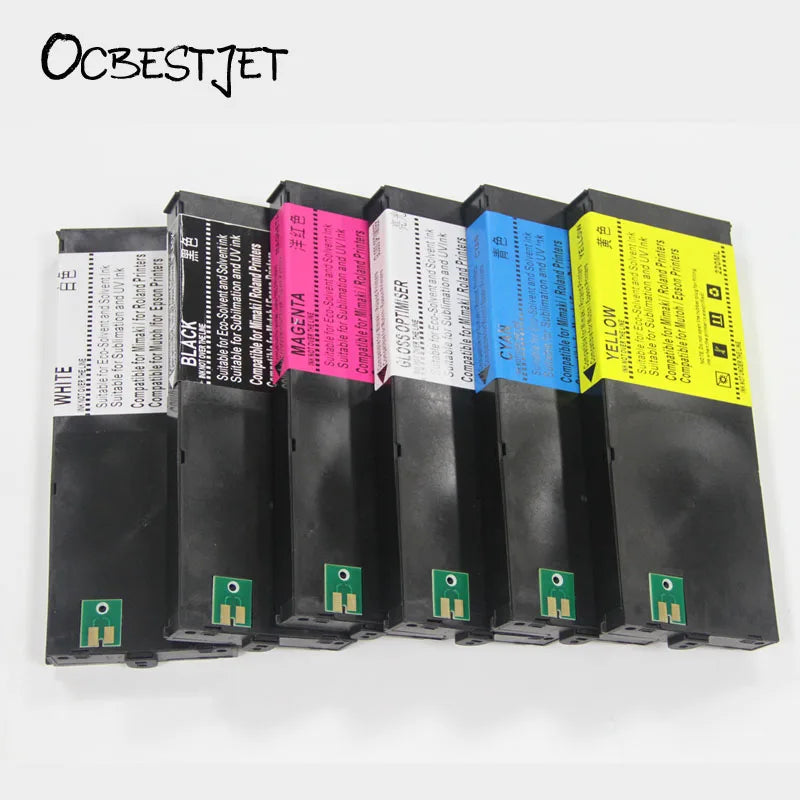 ECO UV Ink Cartridge Full With 220ML UV Ink For Roland LEF-300 LEF-20 LEF-12 LEJ-640 LEC-540 LEC-330 (7 Colors Are Available)