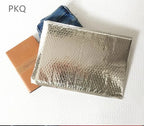 50Pcs/Lot 11x13cm Sliver Aluminum Bubble Shipping Bag Padded Envelopes Bubble Mailer Bag Aluminum Foil Gift Bag Packing Wrap