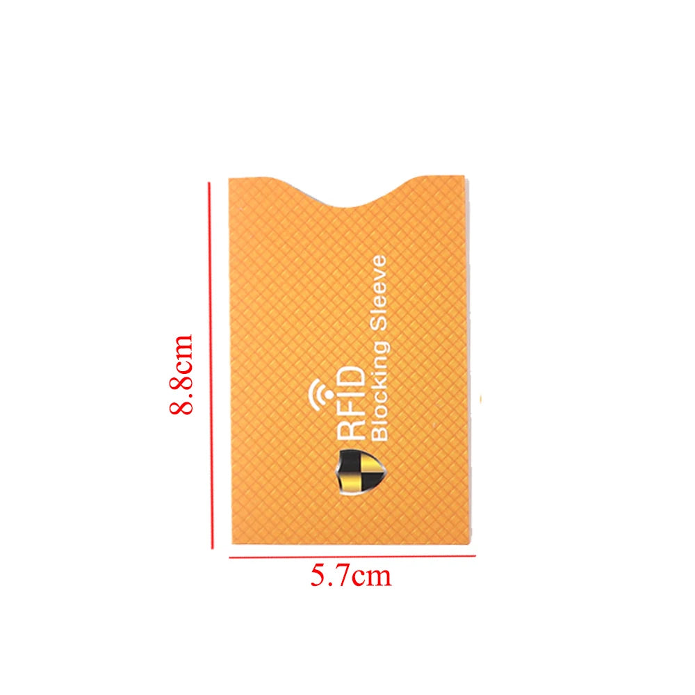 5Pcs Anti Theft for RFID Credit Card Protector Blocking Cardholder Sleeve Skin Case Covers Protection Bank Card Case New