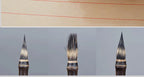 Luxurious Rabbit Mixed Hair Chinese Calligraphy Brush Pen Ancient Bamboo Small Regular Script Writing Drawing Brush Stationery