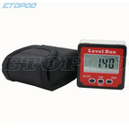 4x90 Degree Precision Digital Bevel Angle Protractor Digital Inclinometer Level Box Bevel Box with Magnet Base