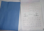 500 pieces /lot ,Thin Semi Transparent Drawing stick figures Paper Transparent Chinese characters Paper blank for copybooks