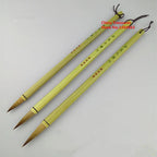 3pcs/lot,Chinese Painting Brush Calligraphy Writing Brush Weasel Hair Lan hua/zhu zi Painting Xing kai writing