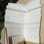 1PC Refillable Paper Traveler's Notebook Filler Papers Journal Dairy Inserts Refill leather notebook blank line kraft