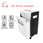 Automatic Electric Paper shredder Mute file grinder Destroy Document Files 23L large household o-ffice  file shredder 3*15mm