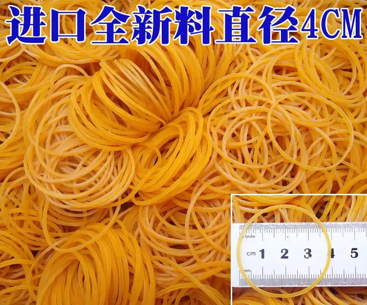100 Pieces 38mm Elastic Rubber Bands Bank Paper Bills Money Home Office Stretchable Band Sturdy Rubber Elastics Bands