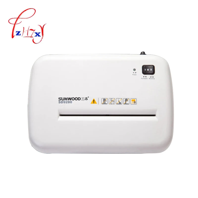 14L Electric Paper Shredder SD9280 Mute File Grinder Office Home Crusher Destroyer Guillotine Trimmer For Paper Document 220V