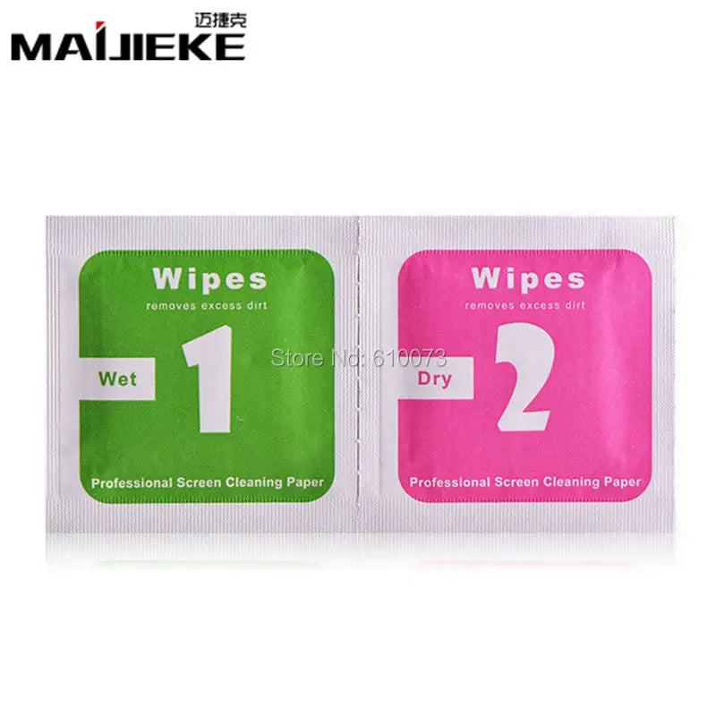 200Pcs Wet Dry Cleaning Wipes Paper Dust Absorber Sticker For Phone Screen Rear Camera Lens Optical Dust Cleaning Paper Cleaner