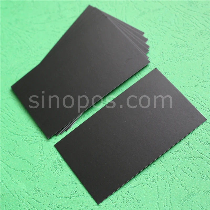 Erasable Black Tags 9cm, bakery snack shop restaurant cafe buffet cake bread food price card blank heavy paper tags label ticket