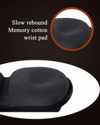 Anti-skid Memory Foam Mouse Pad Mousepad Support Wrist Rest Mat Ergonomic Office Healthy Mouse Pad for Computer Laptop Desktop