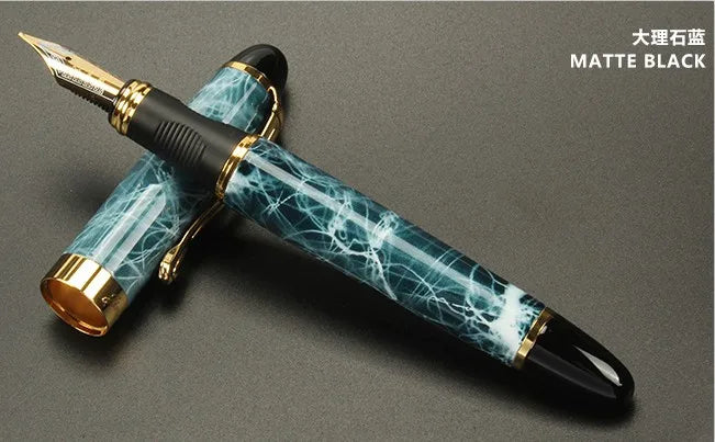 Jinhao X450 Classics Thick Body 1.0mm Bend Nib Calligraphy Pen High Quality Metal Fountain Pen Luxury Ink Gift Pens for Writing
