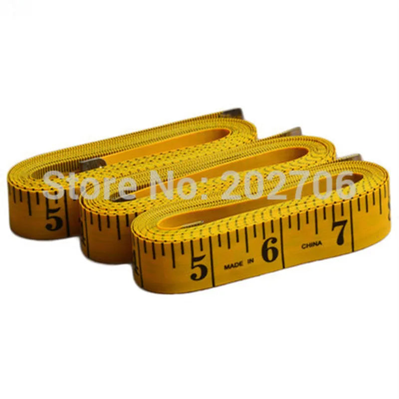 Top Quality Durable Soft Body Measuring Measure Ruler Dressmaking 1.5M 2M 3 Meter 300 CM Sewing Tailor Tape