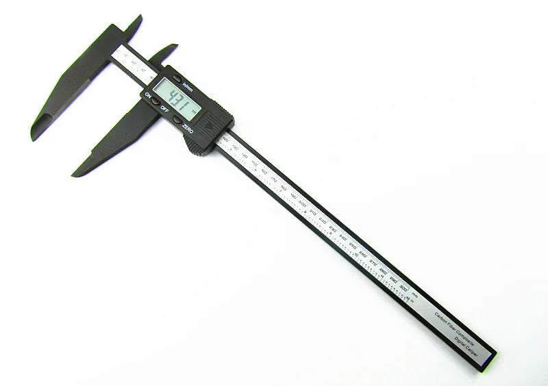 300mm 200 Electronic Digital Caliper LCD Plastic Vernier Caliper  Long Jaw Micrometer Inner Outer Diameter Gauge Measuring Tools