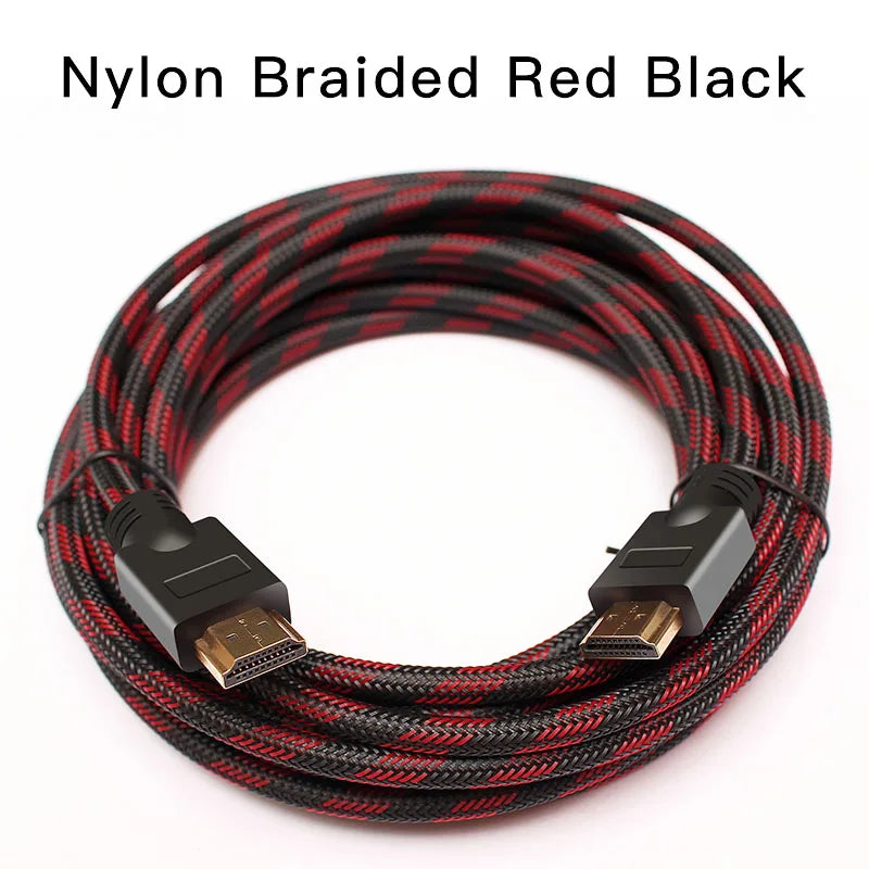 Shuliancable HDMI Cable 2.0 4K 60Hz Cable 1m 2m 3m 5m 10m 15m 20m Splitter Switcher HD TV Laptop PS4 Computer Xbox