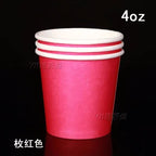 4oz disposable cups thick tasting concentrated color tasting cup coffee paper cup for coffee 100ml paper cup