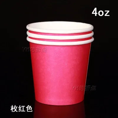 4oz disposable cups thick tasting concentrated color tasting cup coffee paper cup for coffee 100ml paper cup