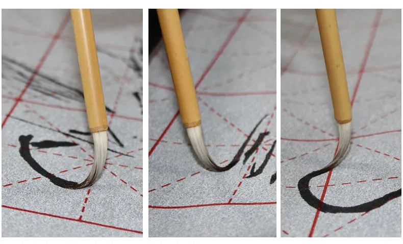 Mixed Hair Woolen Hair Chinese Calligraphy Brush Pen Slender Gold Brush Landscape Chinese Painting Brush Script Practice Brush
