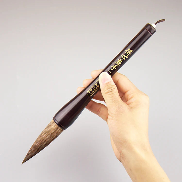 Authentic Chinese Traditional Calligraphy Brush Pen Hopper-shaped Brushes for Couplets Rabbit Mixed Hair Chinese Painting Brush