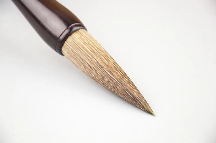 Authentic Chinese Traditional Calligraphy Brush Pen Hopper-shaped Brushes for Couplets Rabbit Mixed Hair Chinese Painting Brush