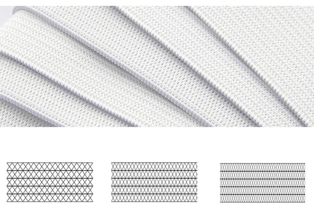 5Meter 15/20/25/30/35/40/50/60MM Elastic Band Sewing Clothing Accessories Nylon Elastic Rubber Band Garment Sewing Black White